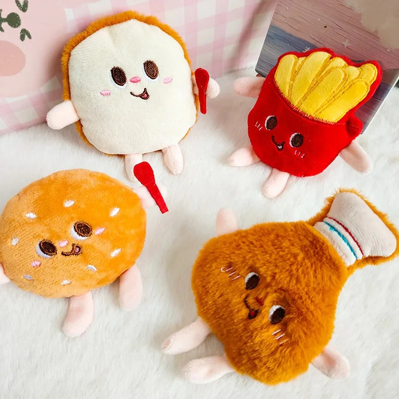 Cute Food-Themed Plush Keychain - Image 5