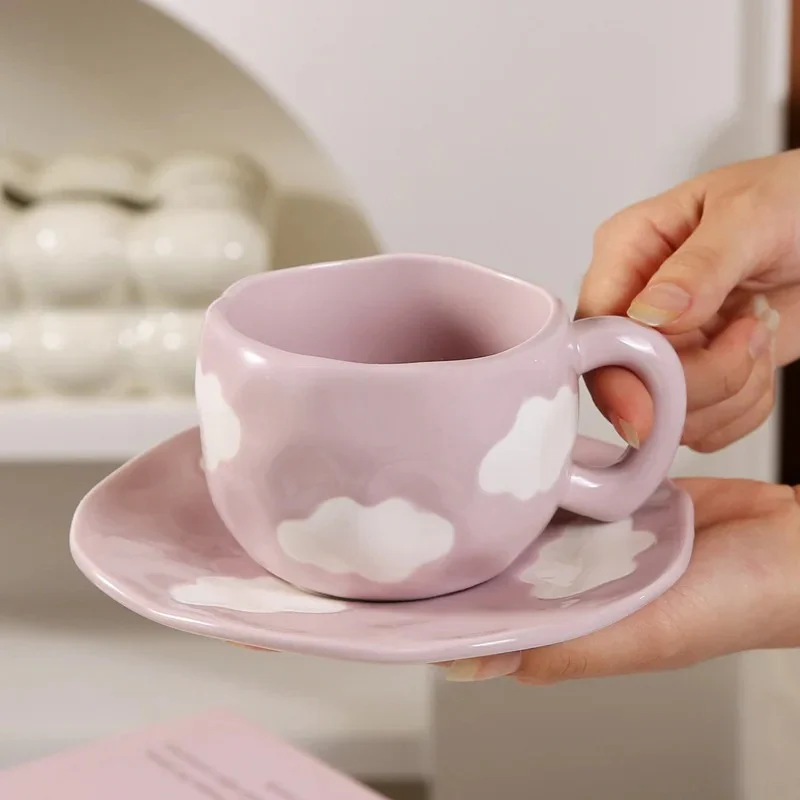 Cloud Dream Ceramic Mug with Coaster (300ml) - Image 6