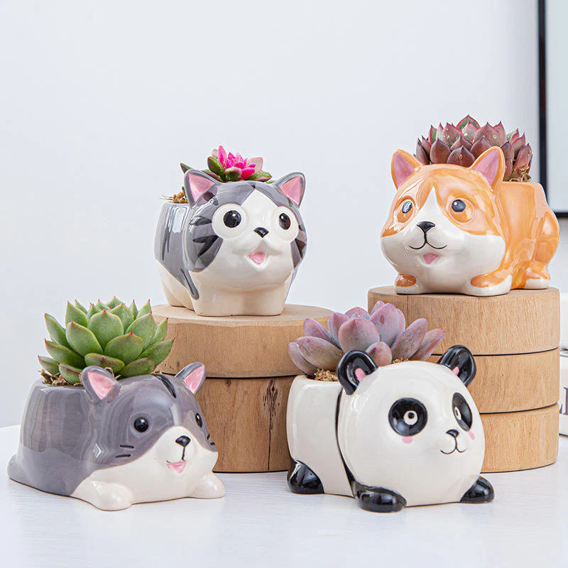 Zoo Theme Animal Ceramic Succulent Pot - Image 7