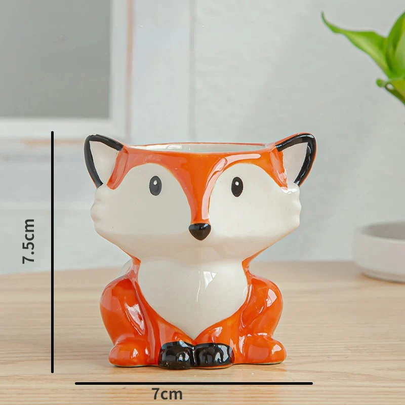 Farm Animal Ceramic Succulent Pot - Image 4